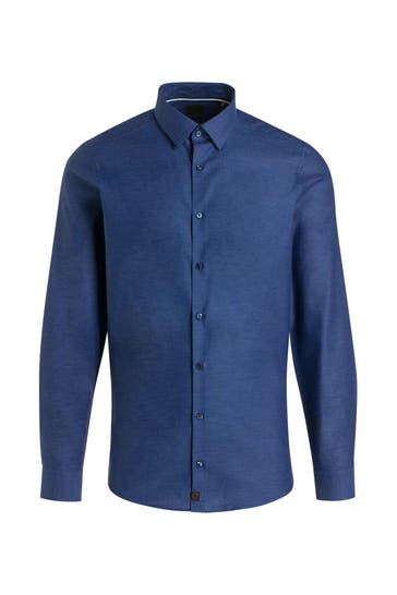 STRELLSON Casual-Hemd 'Sanford' blau