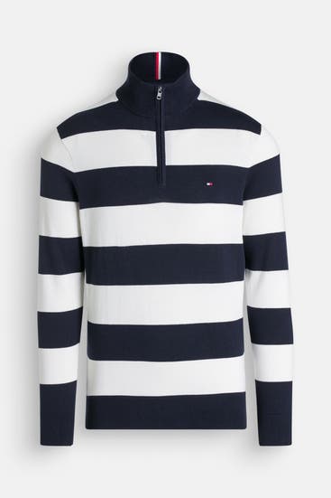 TOMMY HILFIGER - Troyer gestreift