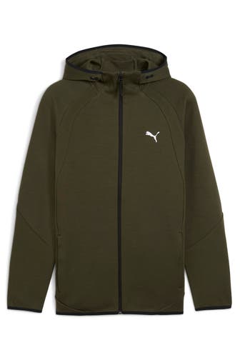 PUMA Sweatjacke oliv