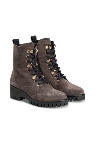 DONNA CAROLINA Schnürstiefel steingrau