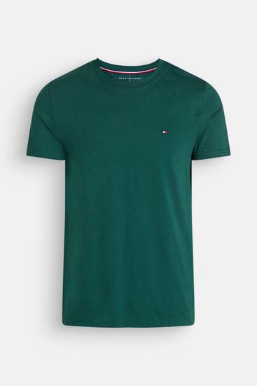 TOMMY HILFIGER - T-Shirt tannengrün