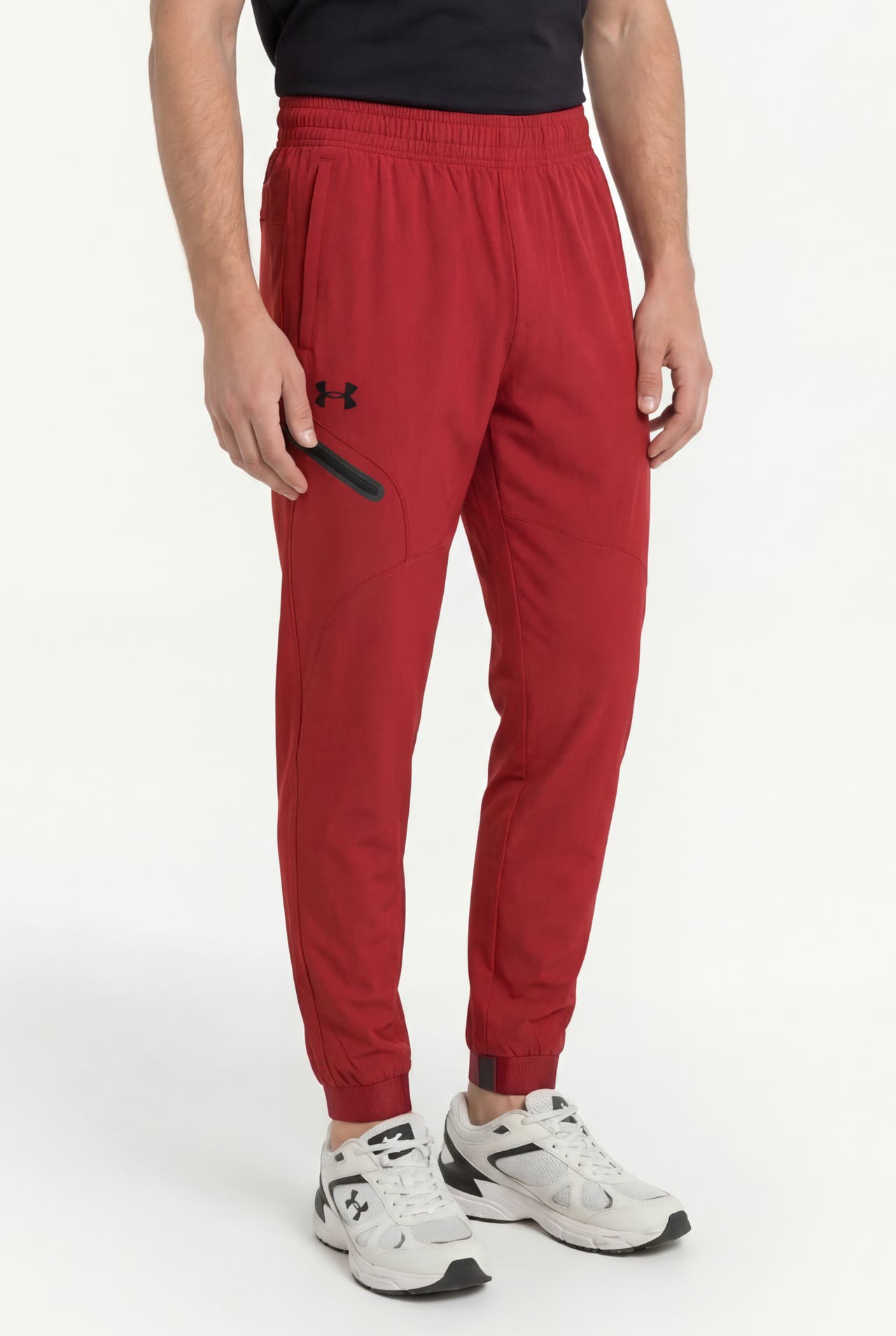 UNDER ARMOUR Trainingshose dunkelrot, Bild 1