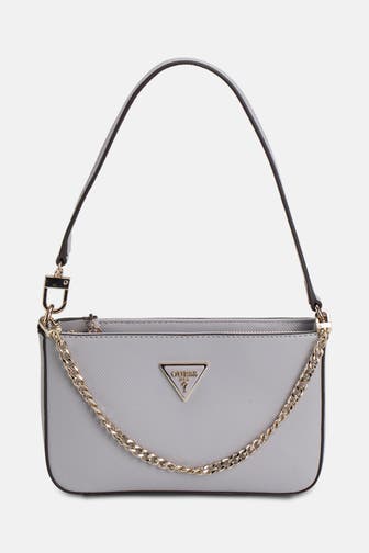 GUESS Schultertasche blaugrau