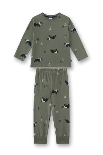 SANETTA Pyjama dunkelgrün
