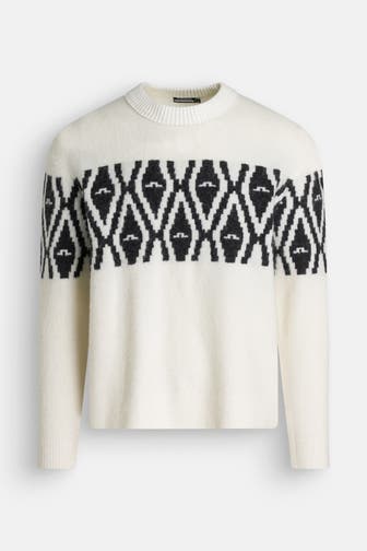 J.LINDEBERG SPORTSWEAR Strickpullover 'Jalen' gemustert