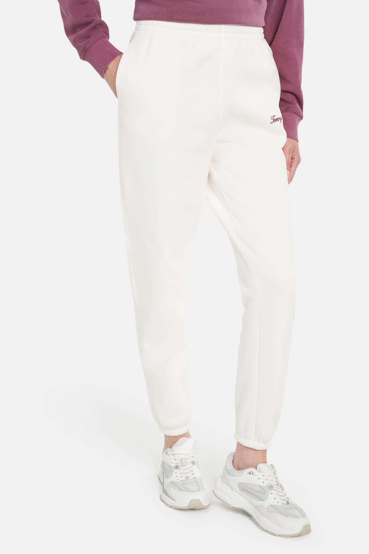 TOMMY HILFIGER Sweatpants ecru, Bild 1