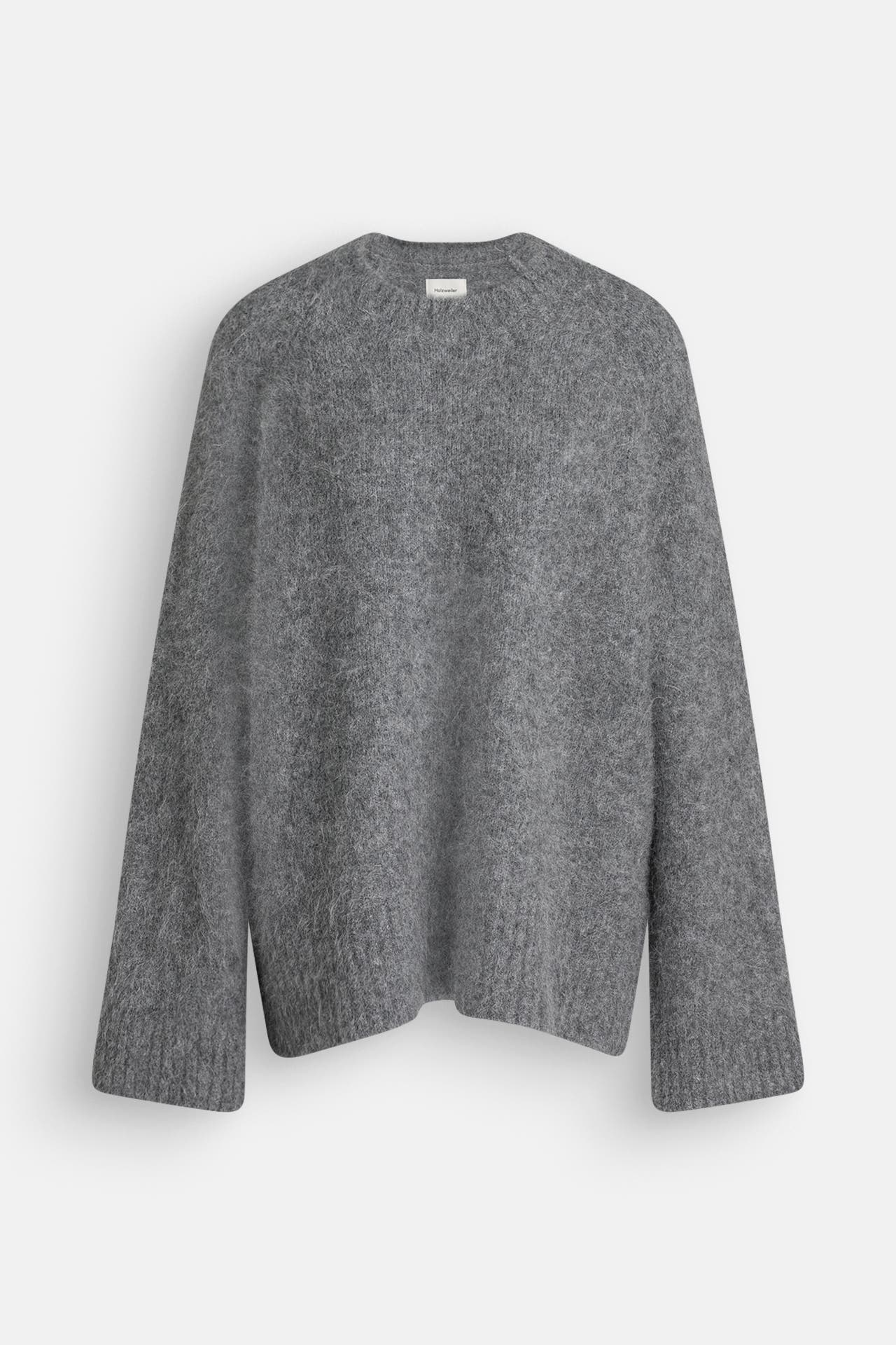 HOLZWEILER Wollmix-Pullover 'Fure' grau, Bild 1