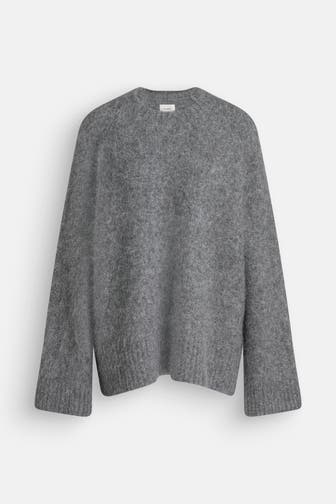 HOLZWEILER Wollmix-Pullover 'Fure' grau