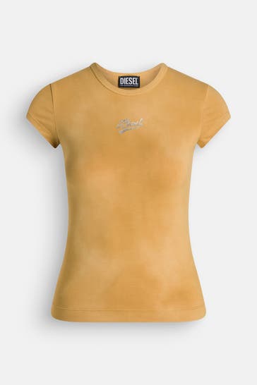 DIESEL T-Shirt senfgelb