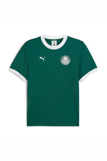 PUMA T-Shirt 'Palmeiras' smaragdgrün