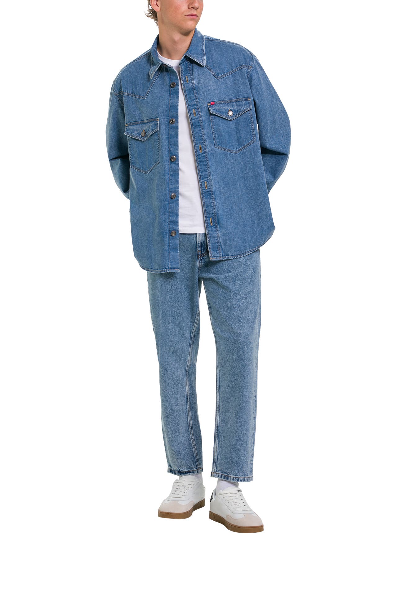 HUGO Jeanshemd 'Elpazo' blau, Bild 1