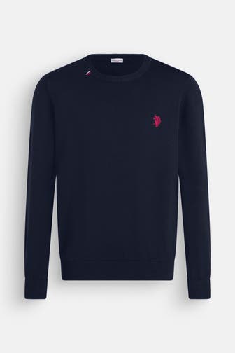 U.S. POLO ASSN. Strickpullover 'Jim' nachtblau