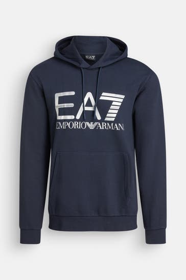 EA7 Hoodie 'Felpa' nachtblau