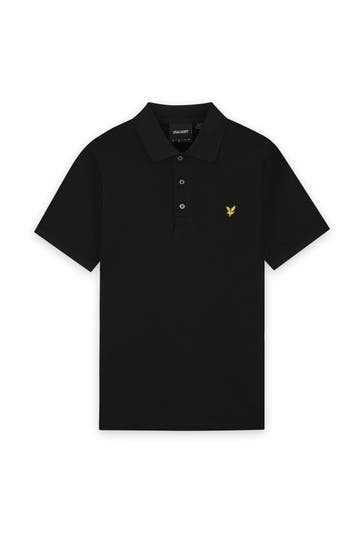 LYLE&SCOTT Polo-Shirt schwarz