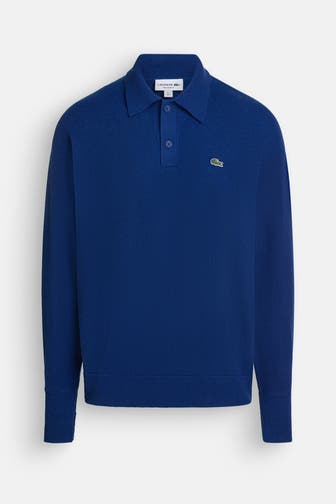LACOSTE Wollpullover dunkelblau