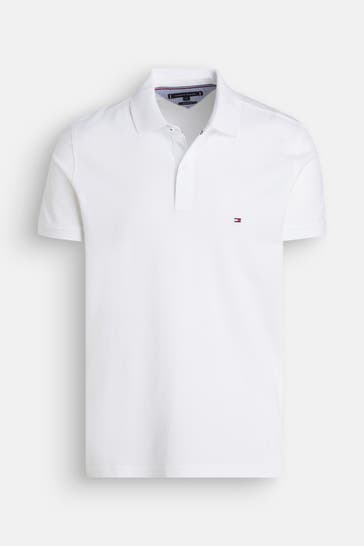 TOMMY HILFIGER Polo-Shirt weiß