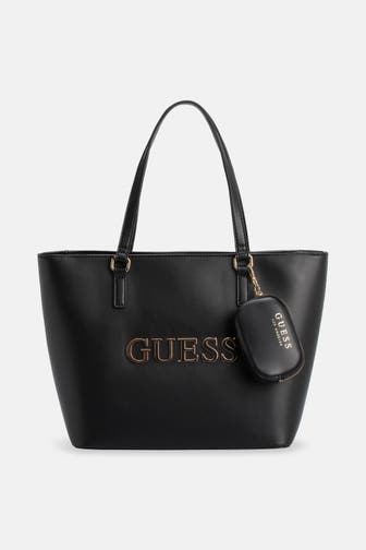 GUESS Handtasche 'Beacon Falls' schwarz