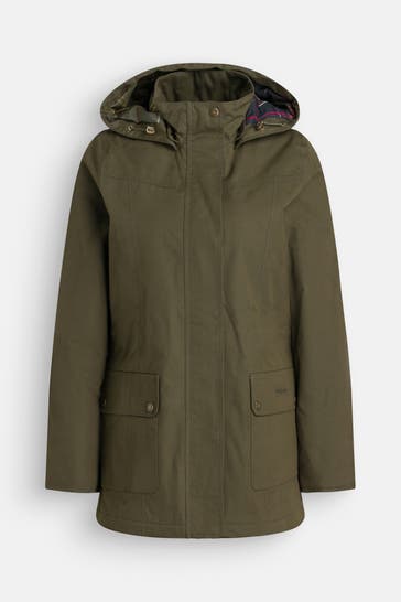 BARBOUR Übergangsjacke 'Buttercup' oliv