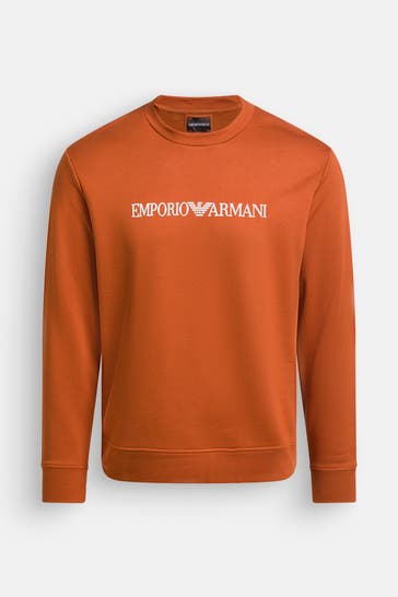 EMPORIO ARMANI Sweatshirt dunkelorange