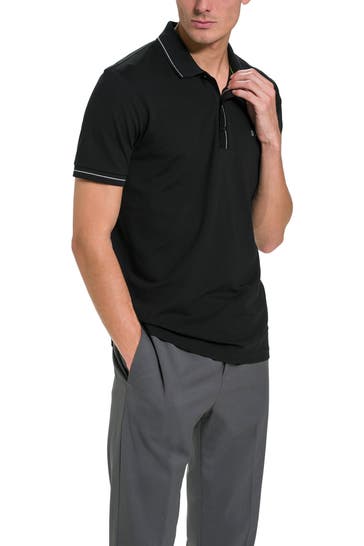 BOSS GREEN Polo-Shirt 'Paule' schwarz