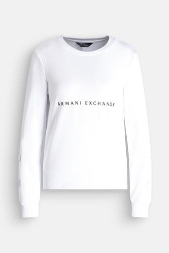ARMANI EXCHANGE Sweatshirt weiß