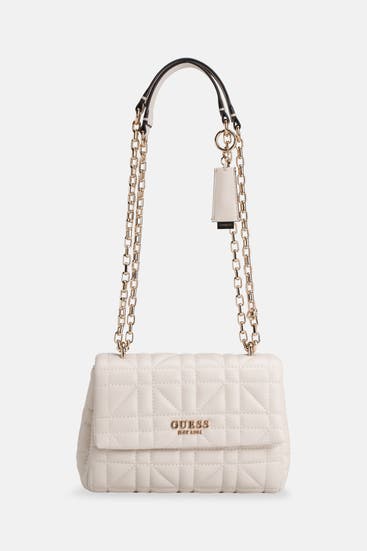 GUESS - Umhängetasche 'Assia' beige