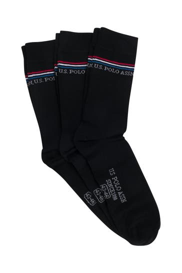 U.S. POLO ASSN. 3er-Pack Socken schwarz