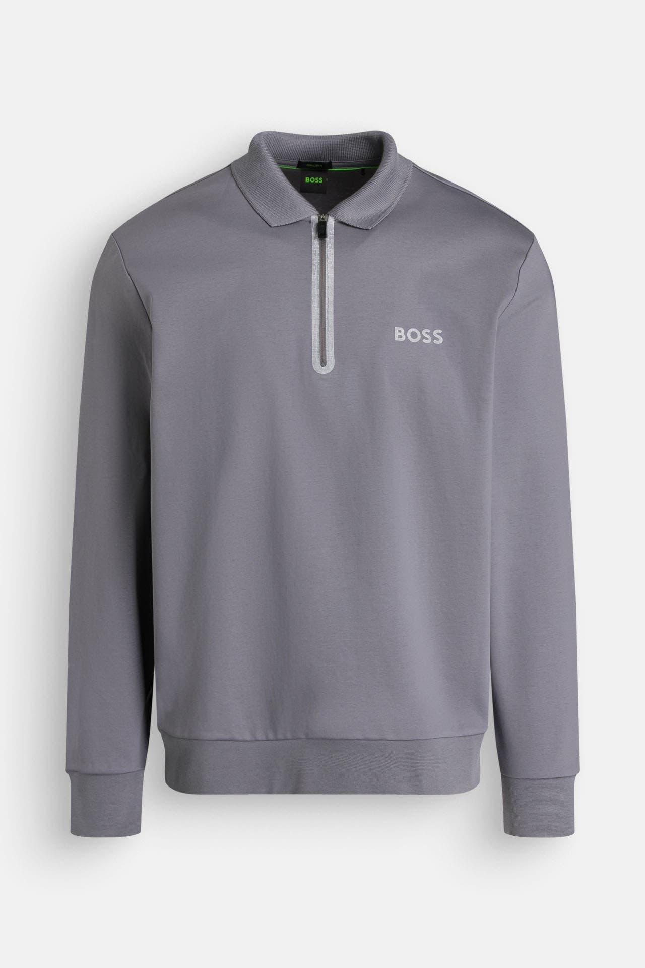 BOSS Longsleeve 'Pilsy Mirror' grau, Bild 1
