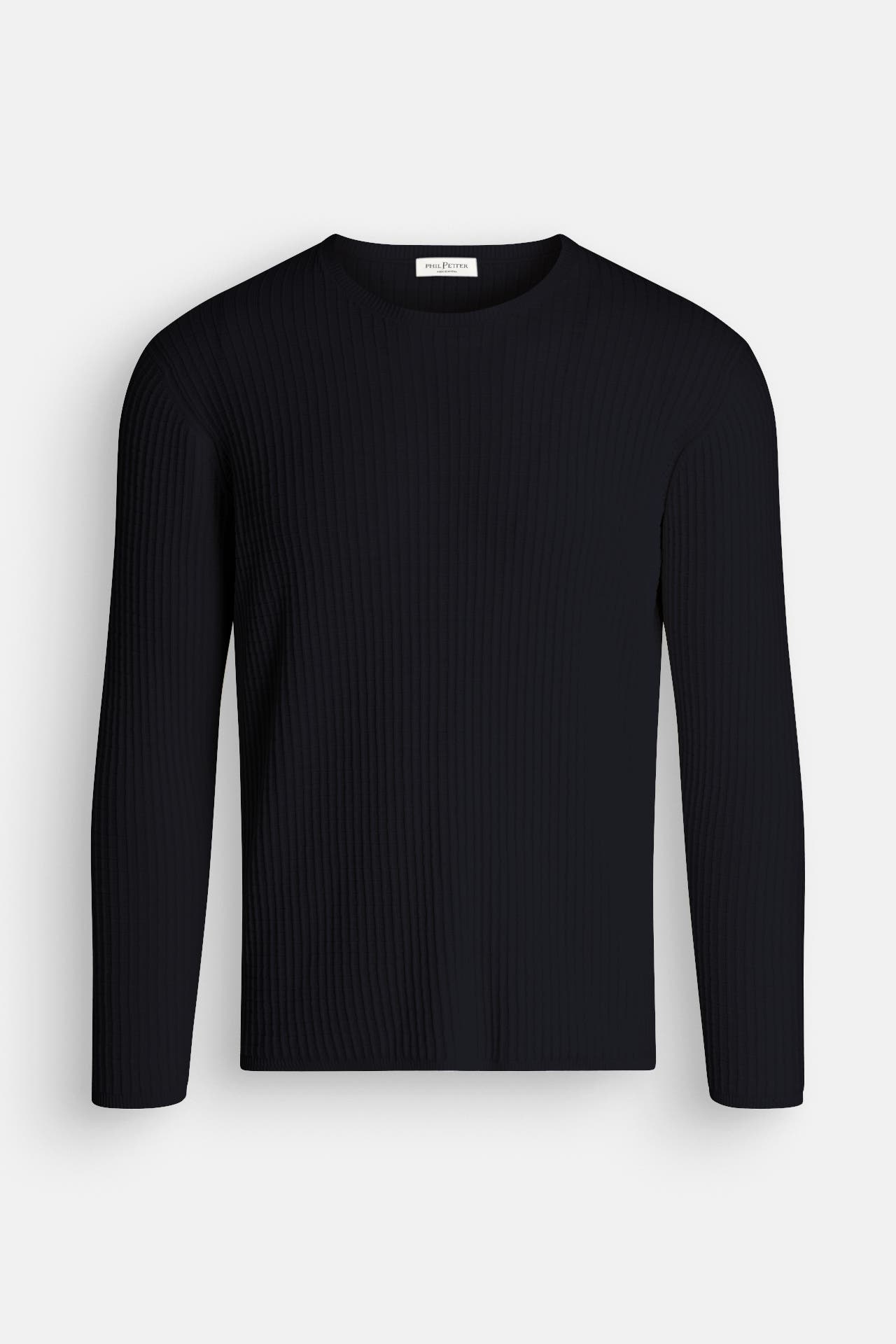 PHIL PETTER Strickpullover nachtblau, Bild 1