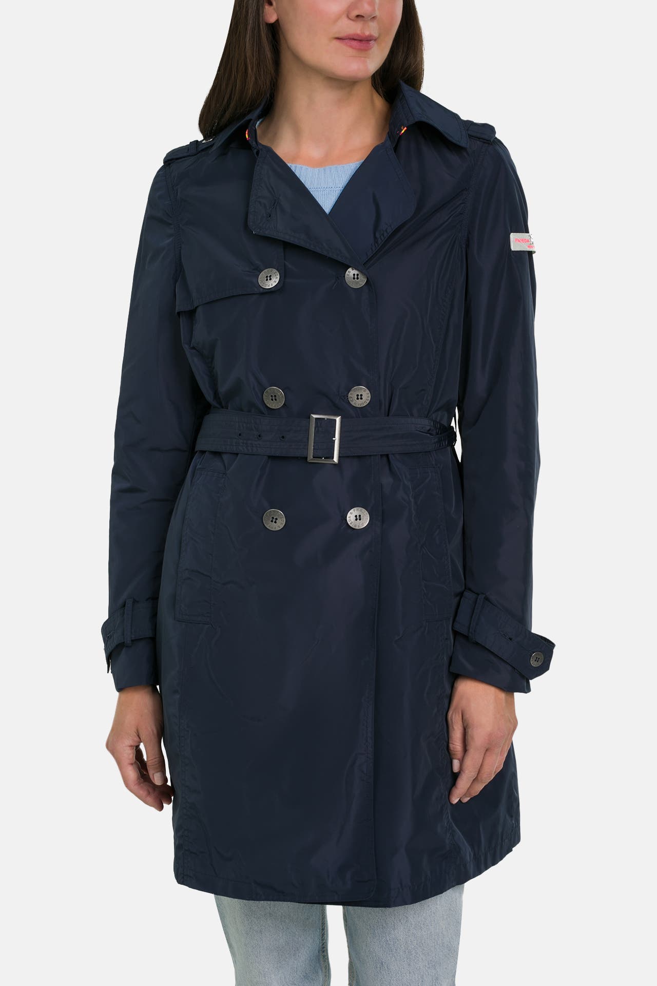 FRIEDA & FREDDIES NY Trenchcoat 'Nadina' dunkelblau, Bild 1