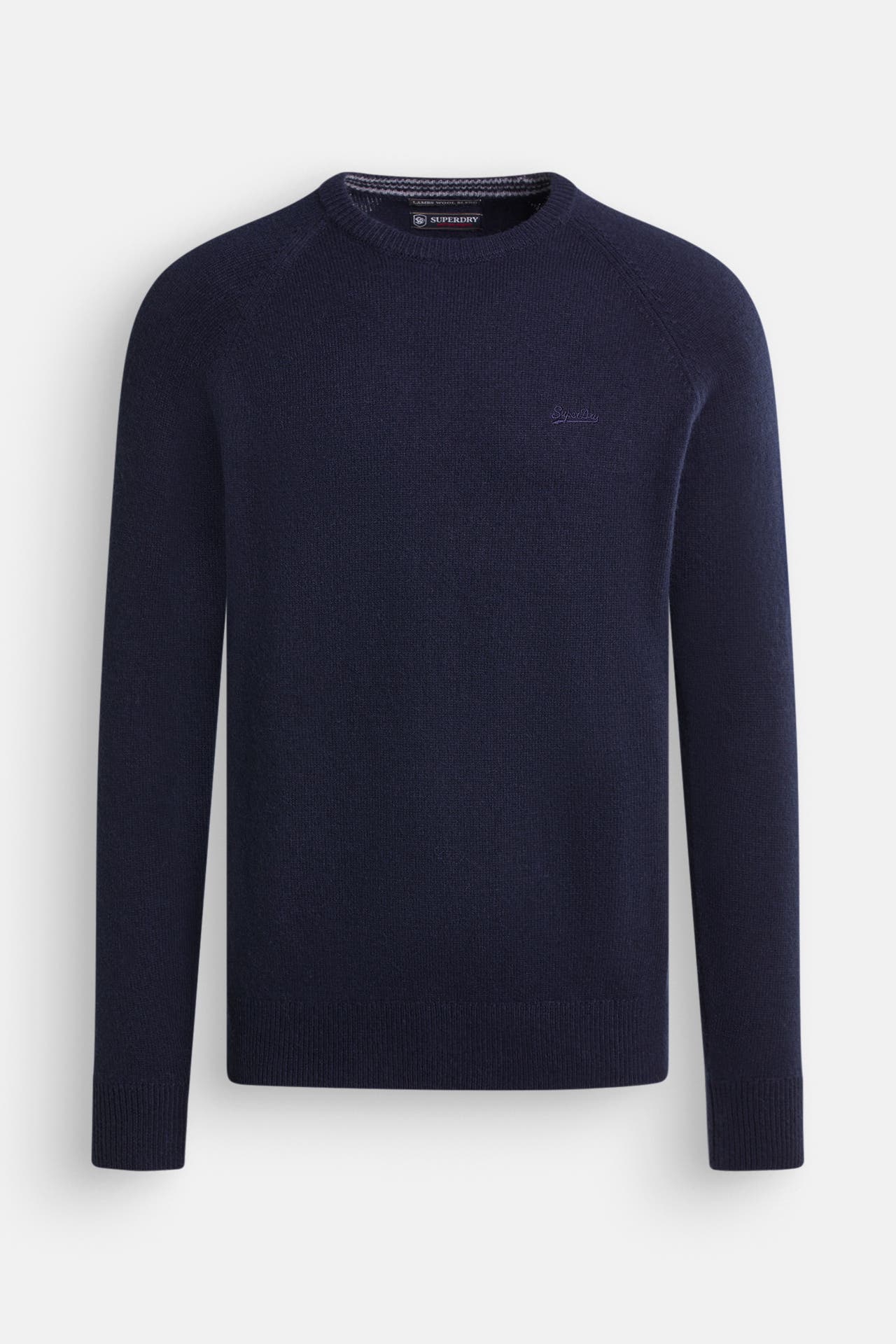 SUPERDRY Wollmix-Strickpullover navy, Bild 1