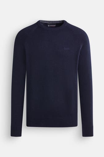 SUPERDRY Wollmix-Strickpullover navy