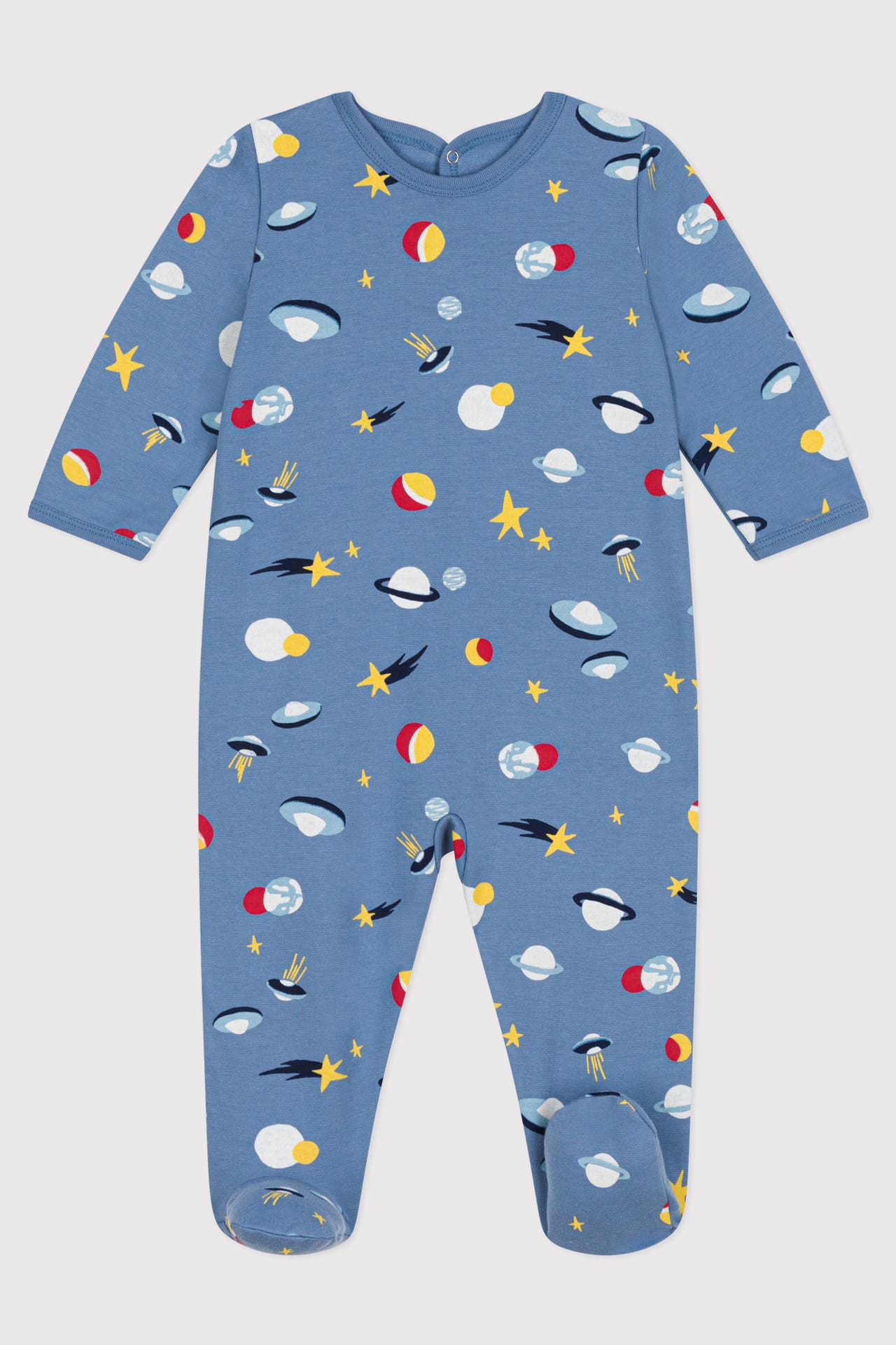 PETIT BATEAU Strampler taubenblau, Bild 1
