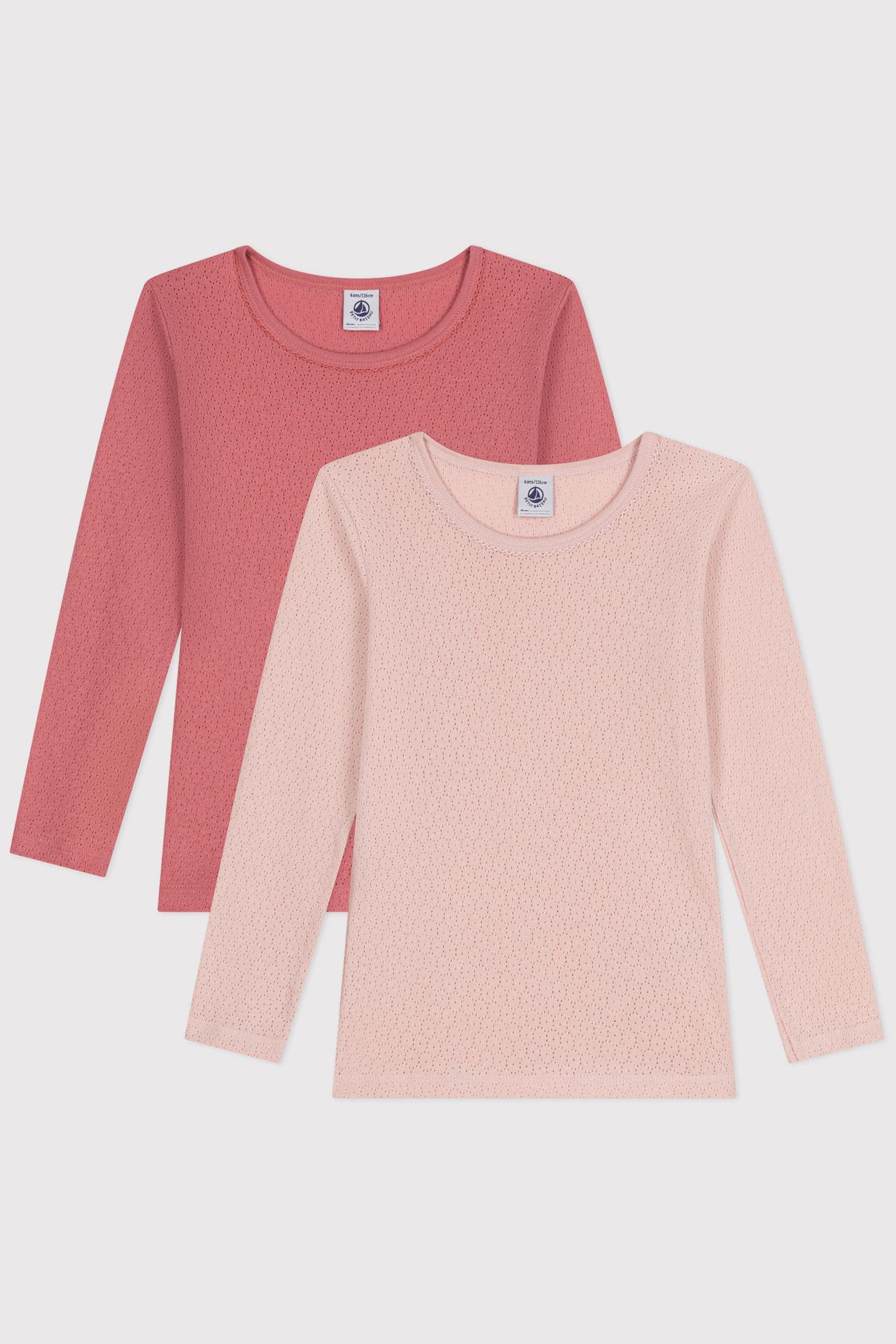 PETIT BATEAU 2er-Pack Langarm-Shirts zweifarbig, Bild 1