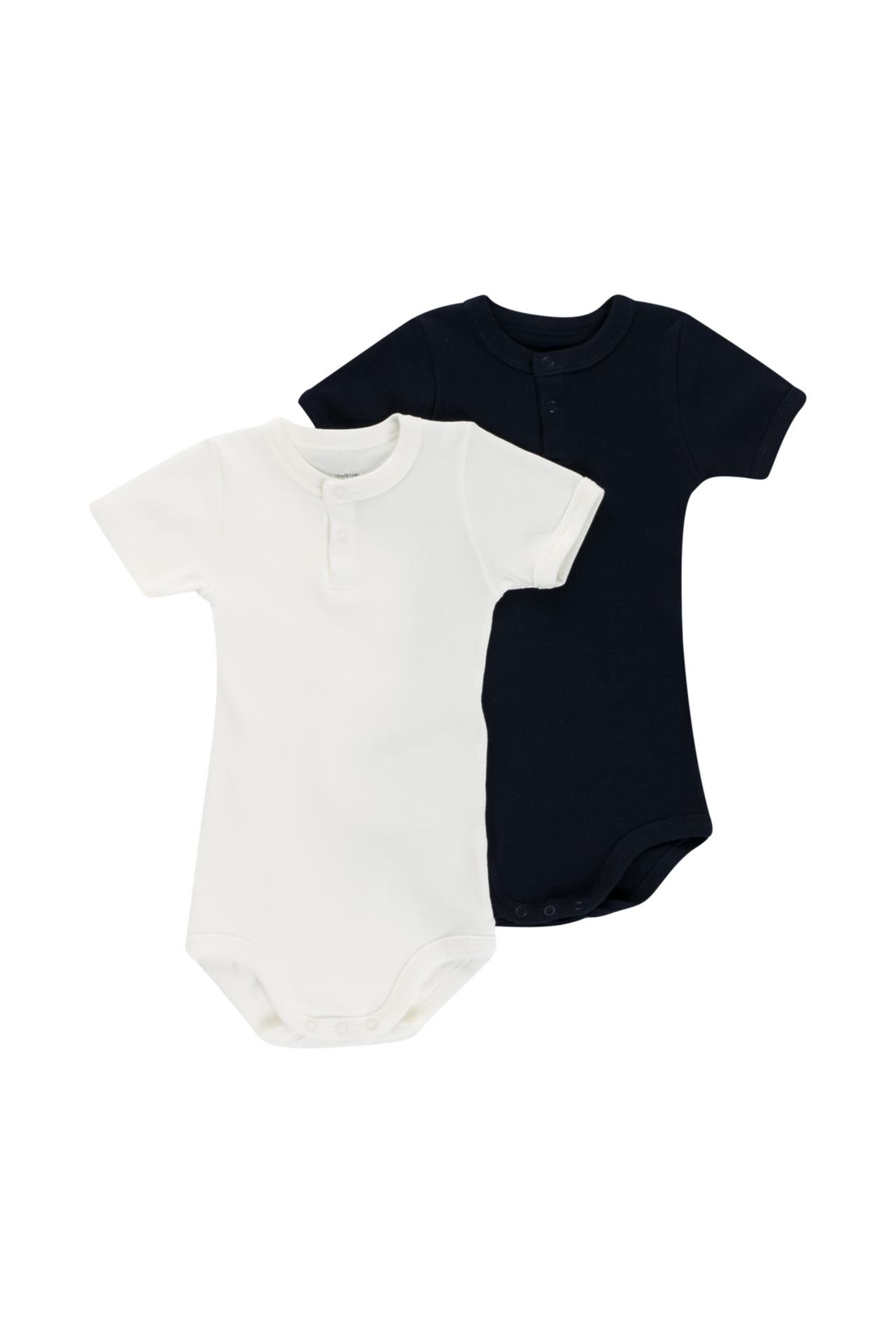 PETIT BATEAU 2er-Pack Bodys gemustert, Bild 1