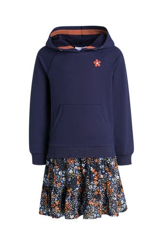 HAPPY GIRLS Hoodiekleid mehrfarbig
