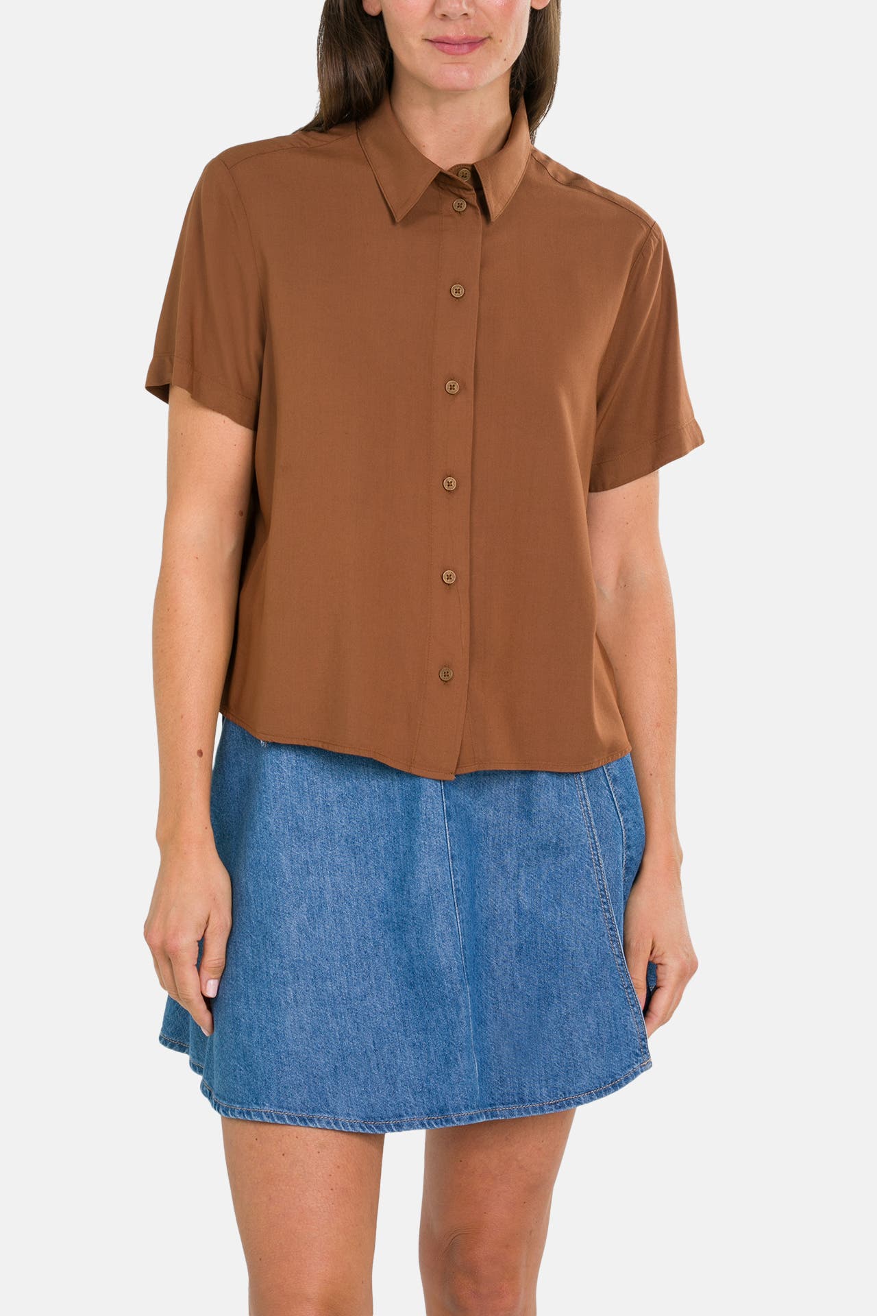 MARC O'POLO DENIM Casual-Bluse braun, Bild 1