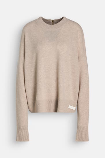 BARBOUR Wollpullover beige