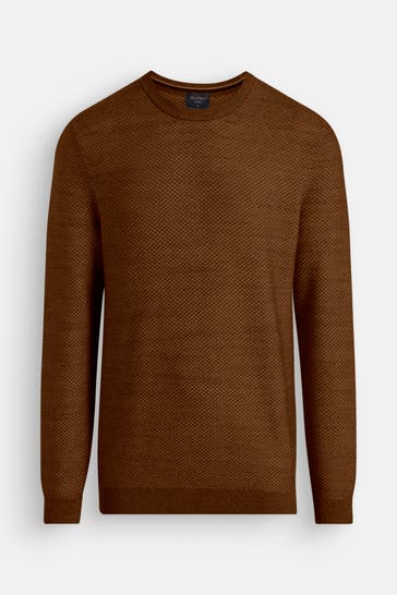 OLYMP Strickpullover braun