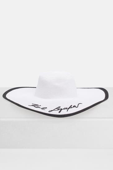 KARL LAGERFELD Hut zweifarbig