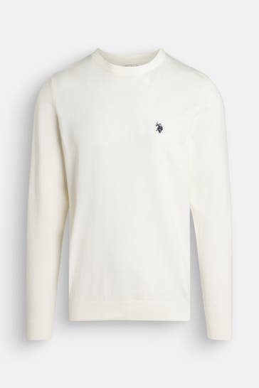 U.S. POLO ASSN. Strickpullover weiß