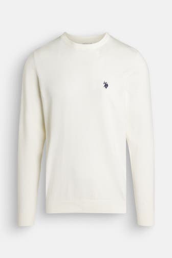 U.S. POLO ASSN. Strickpullover weiß