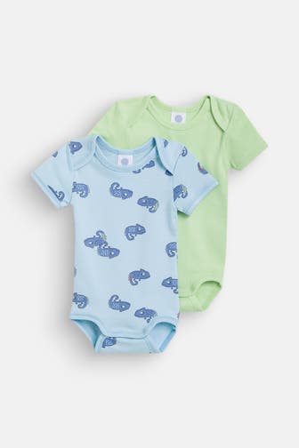 SANETTA 2er-Pack Bodies mehrfarbig