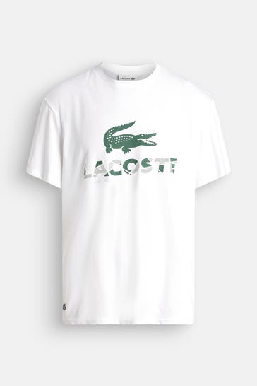 LACOSTE T-Shirt weiß