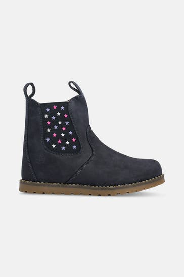 LOTTA&EMIL Chelsea-Boots dunkelblau gefüttert