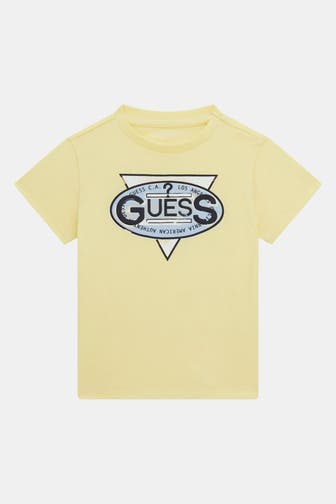 GUESS T-Shirt hellgelb