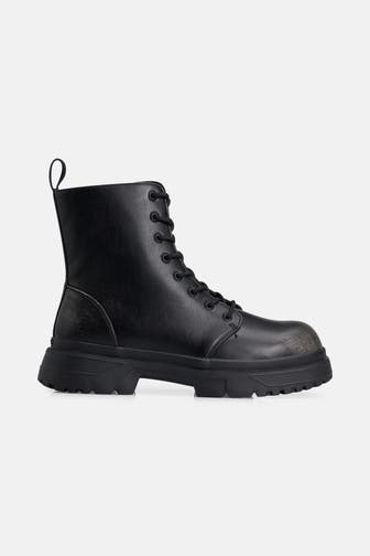 GUESS Schnürstiefel schwarz