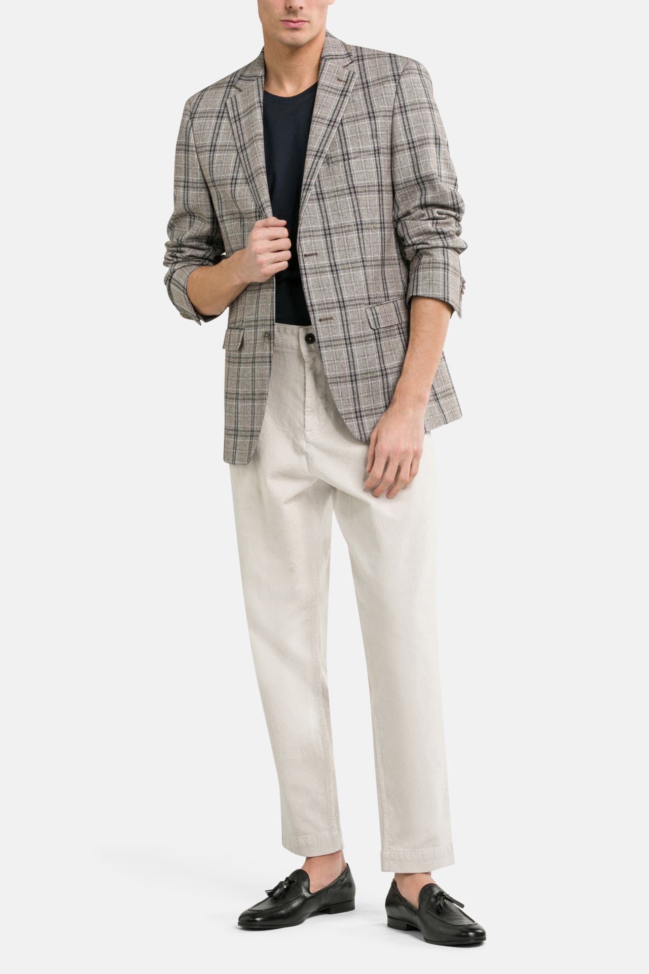 BOSS ORANGE Cordhose 'Statum' offwhite, Bild 1