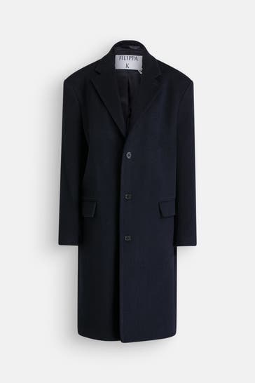 FILIPPA K Wollmixmantel dunkelblau