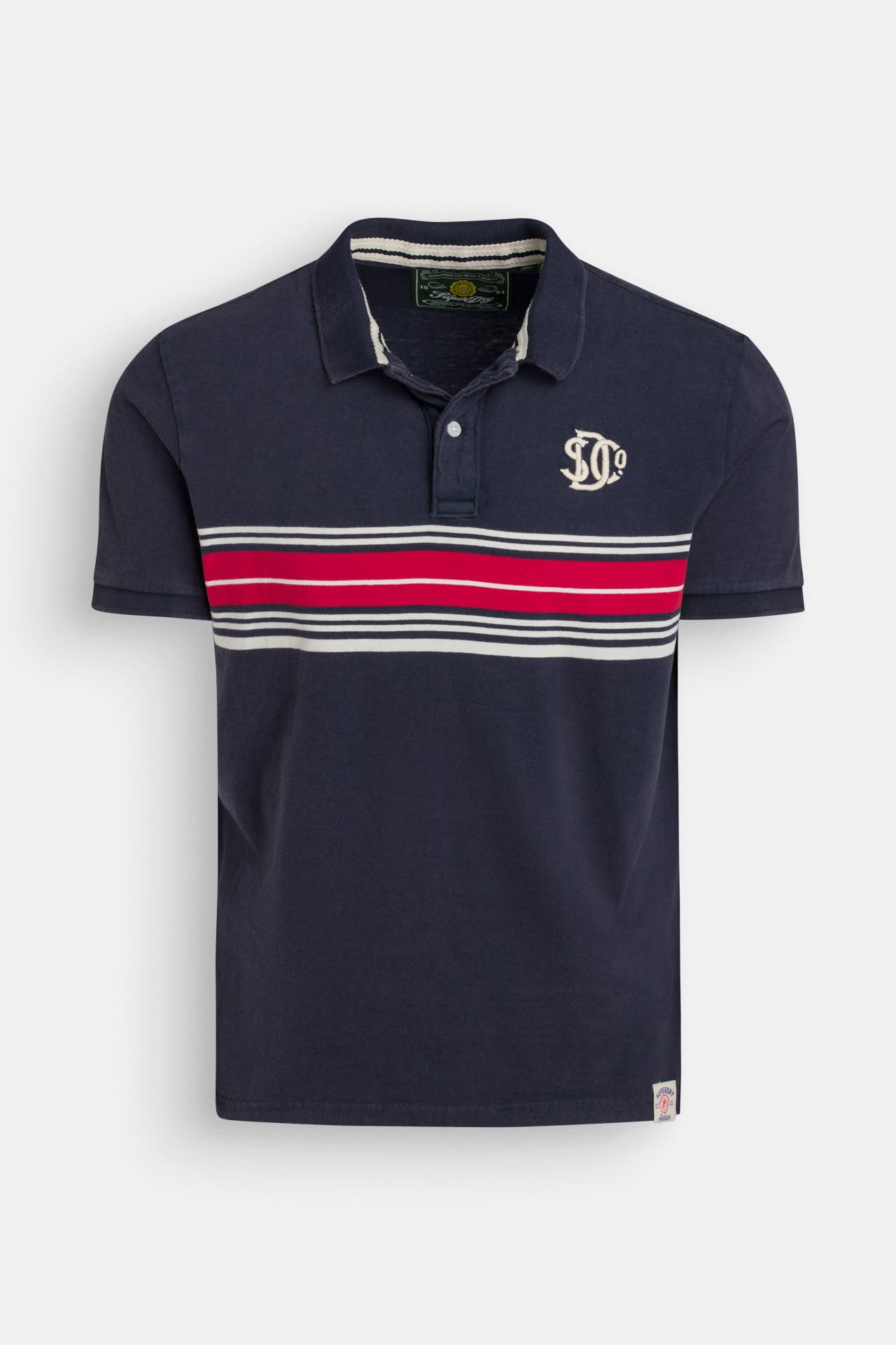 SUPERDRY Polo-Shirt 'Vintage Stripe' navy, Bild 1